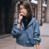 Blouson à capuche unique en cuir New Star Éternel Prestige