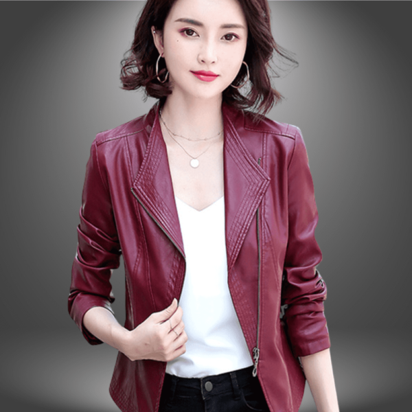 Veste en cuir véritable New Fashion