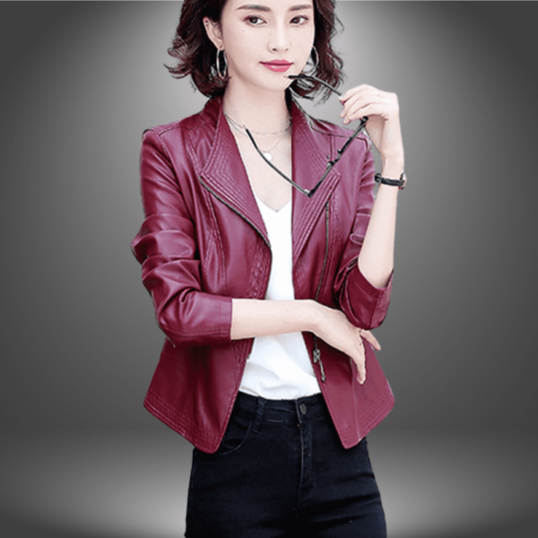 Veste en cuir véritable New Fashion
