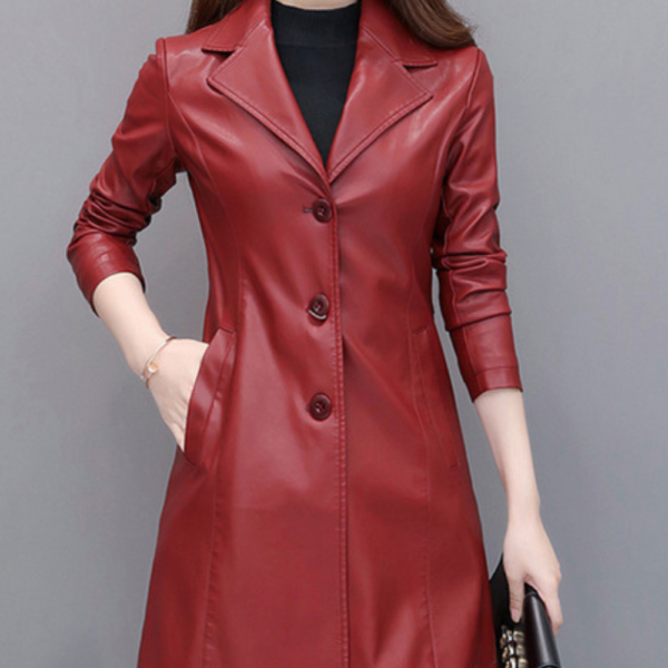 11 Manteau en cuir New Style