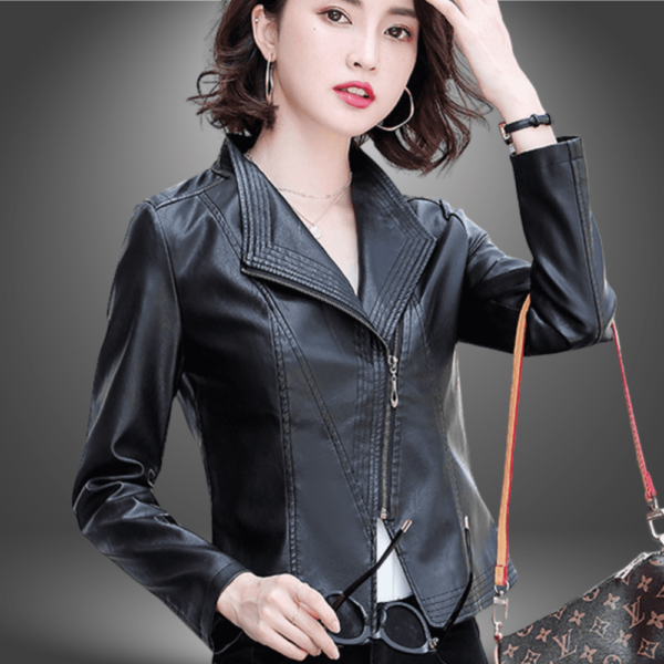 Veste en cuir véritable New Fashion