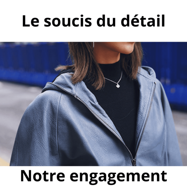 25 Blouson à capuche unique en cuir New Star