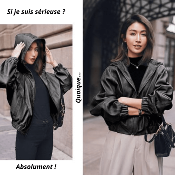 27 Blouson à capuche unique en cuir New Star Éternel Prestige
