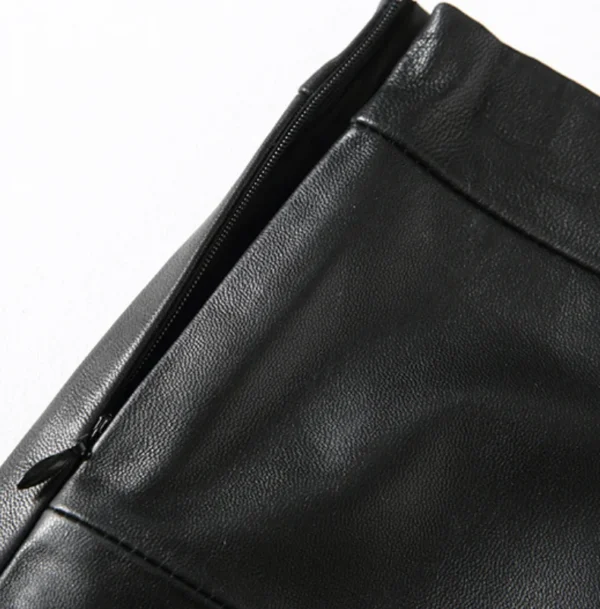 29 Jupe Midi en cuir véritable pour femme Fashion New Star