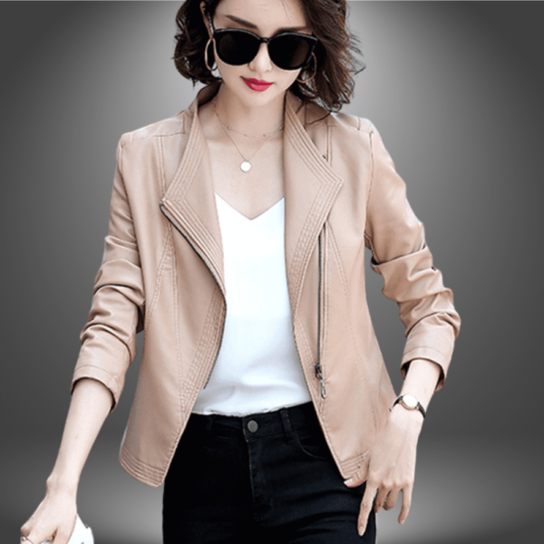 Veste en cuir véritable New Fashion