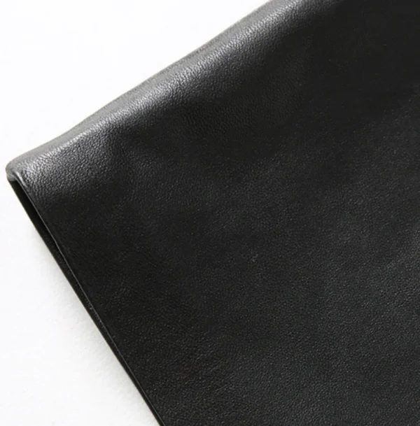 30 Jupe Midi en cuir véritable pour femme Fashion New Star