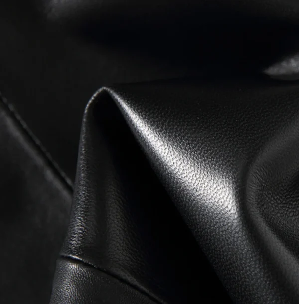 31 Jupe Midi en cuir véritable pour femme Fashion New Star