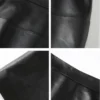 Jupe Midi en cuir véritable pour femme Fashion New Star