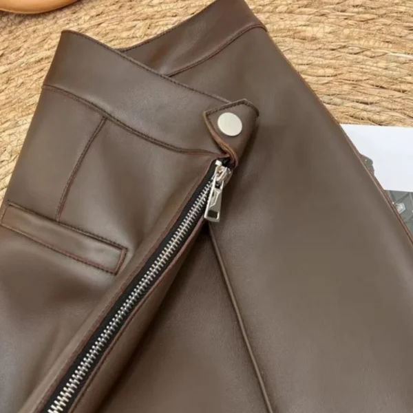 34 Pantalon cuir fashion fit Éternel Prestige