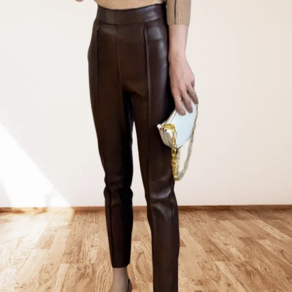 40 Pantalon cuir fashion fit Éternel Prestige