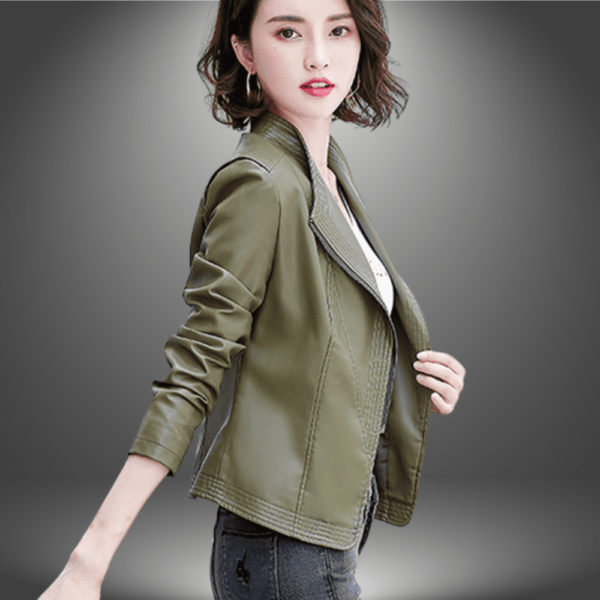 Veste en cuir véritable New Fashion