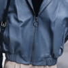 Blouson à capuche unique en cuir New Star