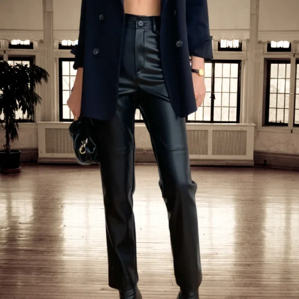 7 Pantalon Femmes en Cuir véritable Luxe Millenium Éternel Prestige