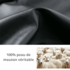 Veste en cuir Fashion Élégance