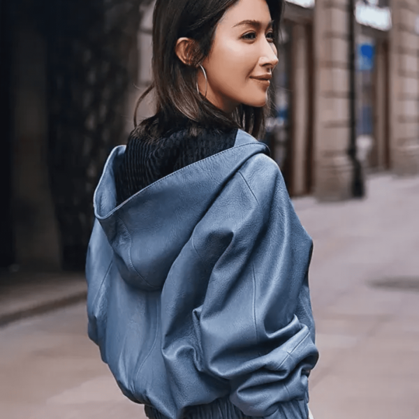 7 Blouson à capuche unique en cuir New Star Éternel Prestige