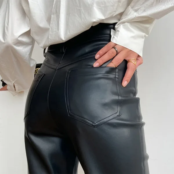 kf-Sf344794f33324c7091809f2f07483dc3C-Jean-droit-taille-haute-en-peau-de-mouton-pour-femme-surintendant-ser-pantalon-long-en-cuir Pantalon Femmes en Cuir véritable Luxe Millenium