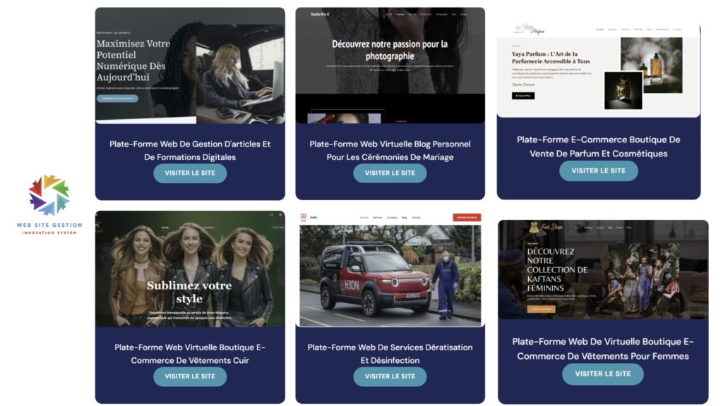 Porfolio Websitegestion.com