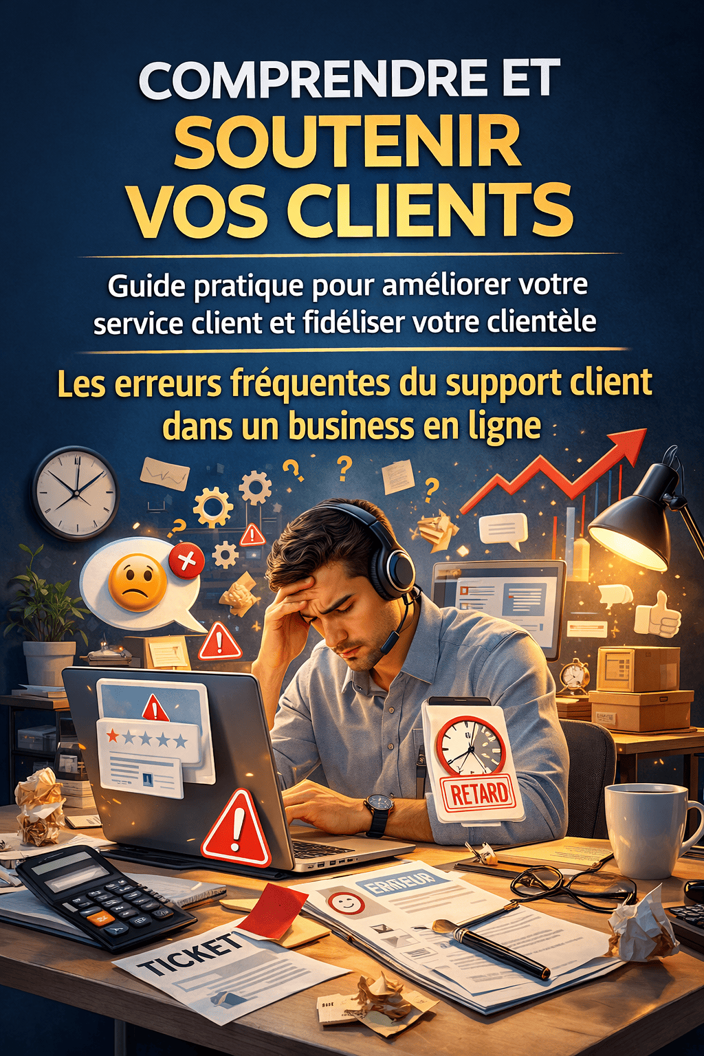 Ebook Comprendre et Soutenir Vos Clients pour améliorer son service client et fidéliser sa clientèlesoutenir vos clients"