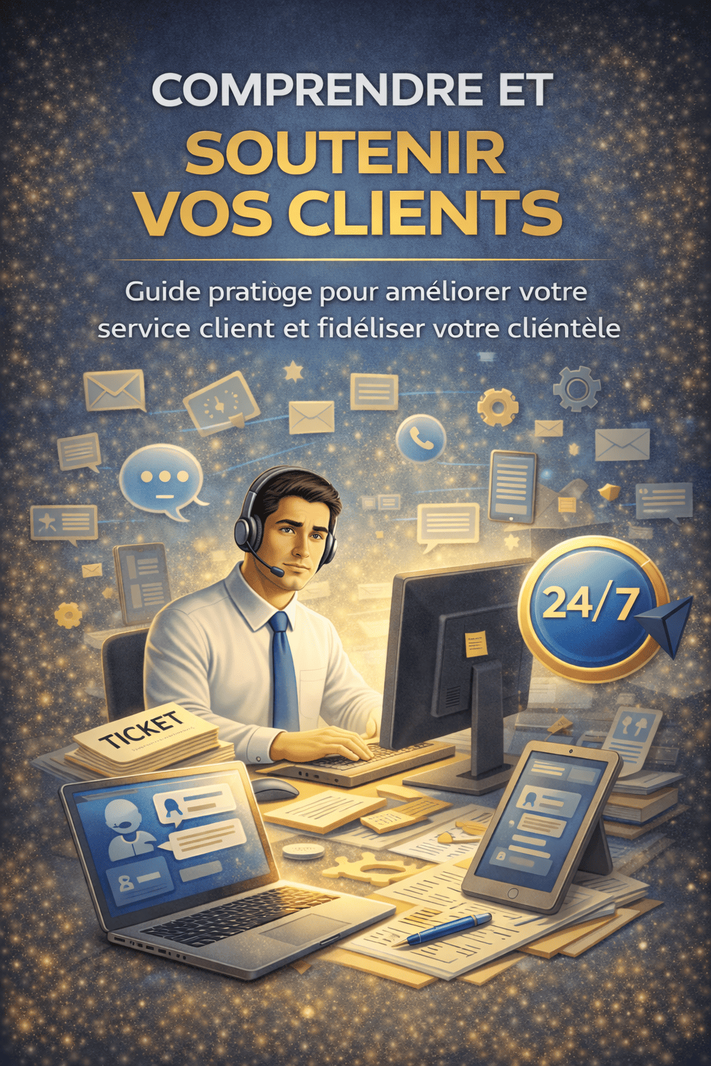 Ebook Comprendre et Soutenir Vos Clients pour améliorer son service client et fidéliser sa clientèlesoutenir vos clients"