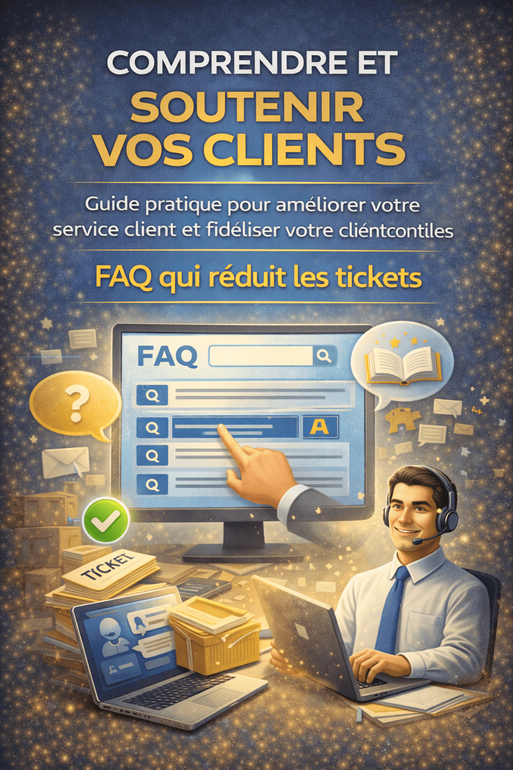 Ebook Comprendre et Soutenir Vos Clients pour améliorer son service client et fidéliser sa clientèlesoutenir vos clients"