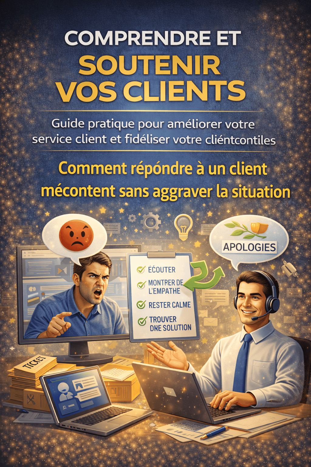 Comment répondre à un client mécontent sans aggraver la situation