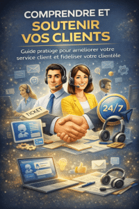 Ebook Comprendre et Soutenir Vos Clients pour améliorer son service client et fidéliser sa clientèlesoutenir vos clients"
