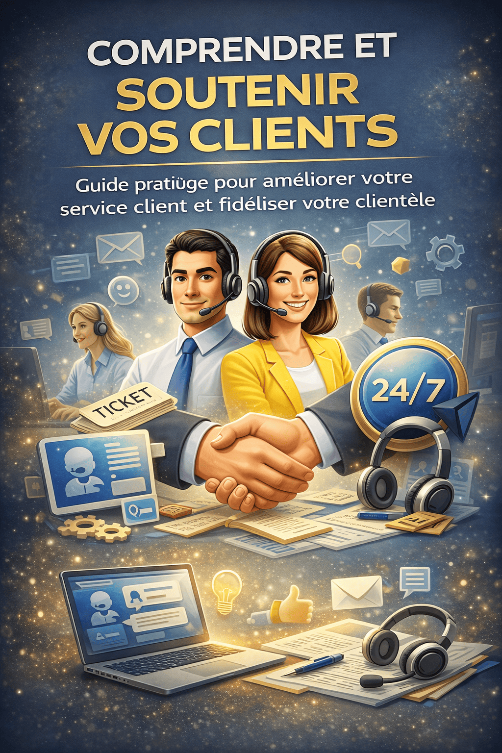 Ebook Comprendre et Soutenir Vos Clients pour améliorer son service client et fidéliser sa clientèlesoutenir vos clients"